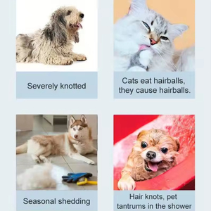 Cepillo Multifuncional de Doble Cara para Eliminar el Pelo de Mascotas, Peine de Acero Inoxidable para Mascotas, Cepillo de Belleza para Mascotas - Product Image 6