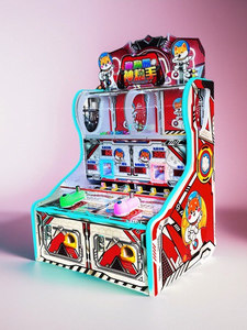 Máquina de Videojuegos Comercial Súper Pequeña que Funciona con Monedas, God Gunner Bear Dog Shooting, para Entretenimiento Infantil, en Inglés, con 1 Año de Garantía - Product Image 4