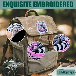 Parche bordado personalizado Feral Girl Summer de 3 pulgadas, termoadhesivo o para coser, aplique de tela para bolsos - Product Image 5
