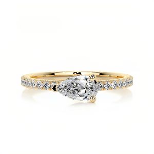 Anillo de Diamantes de Boda VVS con Certificado GRA, Chapado en Oro, Joyería Fina de Plata de Ley 925 con Moissanita, Venta al por Mayor del Fabricante - Product Image 6