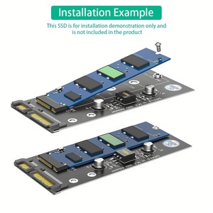 M.2 NGFF - SATA Adaptör Kartı B-Key/B-Key SSD Dönüştürücü NGFF M2 - 2,5 inç SATA III Sürücüsü - Product Image 5