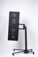 Support universel noir électrique à réglage flexible pour lampe de thérapie LED à lumière rouge pour la beauté à domicile