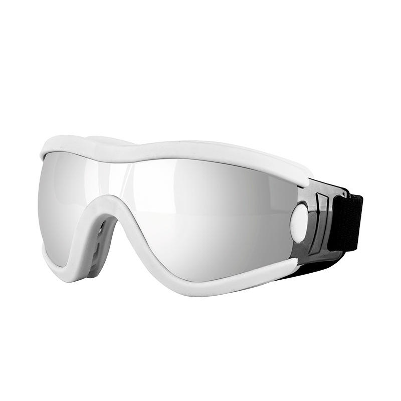 Pet glasses - white frame silver lens