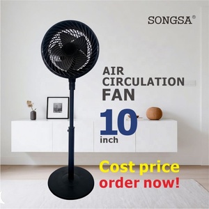 Ventilatore da terra silenzioso oscillante a 3 velocità da 10 pollici per casa e ufficio, soluzione per la circolazione dell'aria, prezzo di fabbrica all'ingrosso - Product Image 1