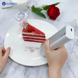 Evebot Printpen Food Printer Pen Cake Macarrons Coffee Beer Signature stampante a getto d'inchiostro portatile digitale connessione Wifi stampante 3D