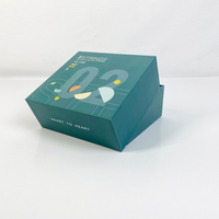Boîte en carton rigide avec couvercle et base, de taille personnalisée, avec logo, écologique, de qualité supérieure, emballage de luxe pour parfums, bougies, cosmétiques