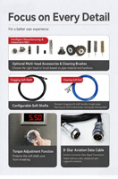 Nettoyeur de canalisations électrique mobile à roues haute pression KT-302 pour détartrage des tubes de condenseurs/refroidisseurs/échangeurs de chaleur – Nouveau