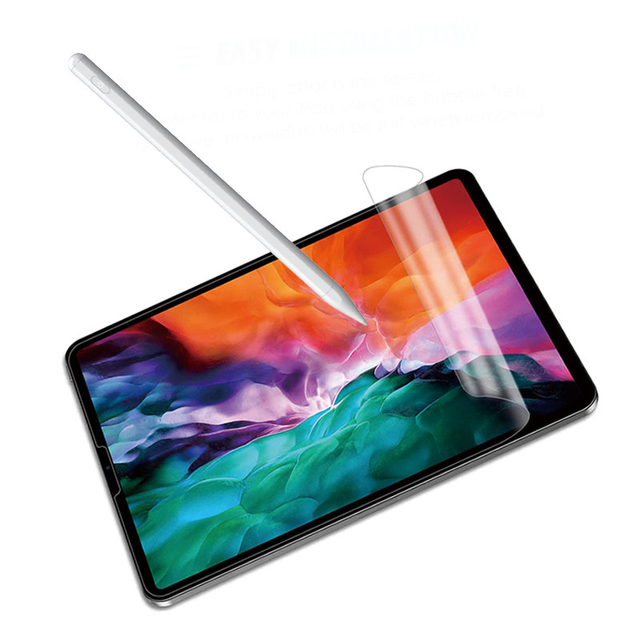 Good Quality Soft Screen Protector Matte Paperfeel PET Painting Write Film for Apple iPad Pro 12.9 2021