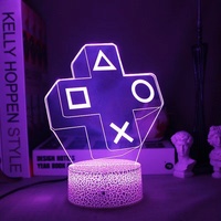 Lampe de table de jeu RGB acrylique Led lampe de Table ordinateur bureau atmosphère veilleuse