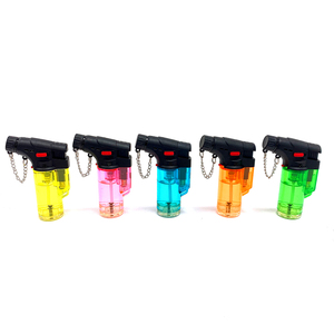 Briquet <span class=keywords><strong>Chalumeau</strong></span> Jet Turbo Mini Multifonctionnel de Poche pour Hommes, avec Porte-clés, pour Barbecue, Couleur Transparente, Vente en Gros - Product Image 3