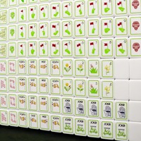Set Mahjong Tema Golf Amerika 2026, 160 Buah, 2 Lapis Akrilik, Ubin Mahjong Bermotif Tongkat Golf dengan Ukiran Khusus