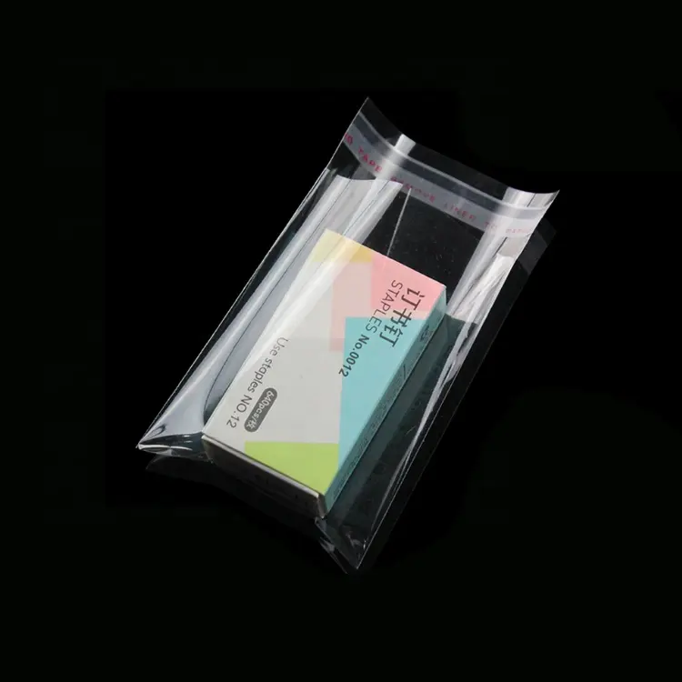 Fabrikant Aangepaste Transparante Opp Verpakking Zak Doorzichtige Plastic Zelfklevende Cellofaanzakken