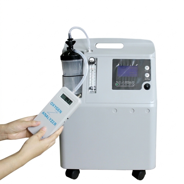 Portable Oxygen Purity Gas AnalyzersJAY-120 Oxygen Gas Detector for Testing Purity of Oxygen Concentrator