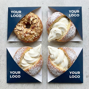 Paquete de 10 Unidades para Llevar: Caja para Panqueques, Bagels, Burbujas de Queso, Waffles, Soporte para Waffles, Paquete de Sirope para Waffles, Paquete de Sirope para Stroopwafels - Product Image 5