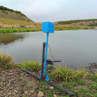 Mini-moissonneuse aquatique à haute productivité, engrenage 8-10 CV, puissance du tracteur, télécommande, tondeuse de lac pour plantes aquatiques