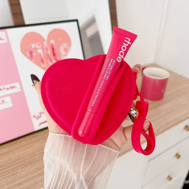 New Silicone Stick-On Lip Balm Lip Gloss Holder Cover for Mobile Phones Protective Sticker Phone Decoration