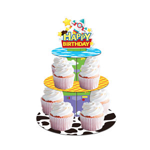 Huancai-soporte para <span class=keywords><strong>pastel</strong></span> <span class=keywords><strong>de</strong></span> fiesta <span class=keywords><strong>de</strong></span> <span class=keywords><strong>3</strong></span> niveles, soporte para magdalenas, postres, juguetes <span class=keywords><strong>de</strong></span> cumpleaños para niños, suministros para fiesta - Product Image 1