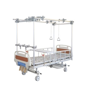 BT-AO005 Attrezzatura Ospedaliera Letto per Pazienti Manuale a 3 Funzioni con Telaio Ortopedico Letto per Disabili a Tre Funzioni - Product Image 1