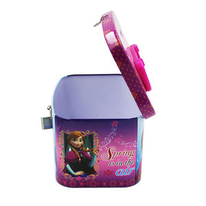 Hộp Thiếc Kim Loại Hình Vuông Hộp Hộp Hộp Đông Lạnh Hoạt Hình Với Tay Cầm Nắp Cho Kẹo CookieTea Lưu Trữ Kim Loại Tùy Chỉnh In - Product Image 3