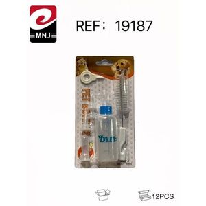 Pet Bottle For Animals 12Pcs Pack With Feeding Syringe And Brush Mnj Ref 19187 - Product Image 3