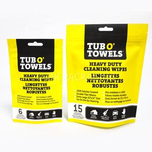 דגימות זולות במלאי לעמוד pouches <span class=keywords><strong>ziplock</strong></span> לעמוד שקית רוכסן עם חלון מזון לפס שקית חצץ הדפסה - Product Image 5