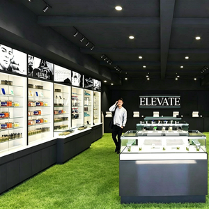 Diseño de Tienda Minorista Minimalista y Elegante, Tienda de Estilo de Vida Completa con Vitrinas de Vidrio LED y Muebles Modulares - Product Image 2