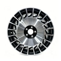 Jantes JWYC en alliage d'aluminium forgé, design concave, finition brillante, taille personnalisée 5x114.3, compatibilité universelle