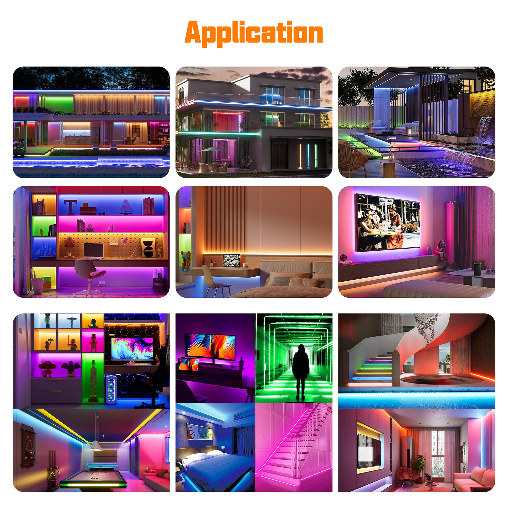 New LEDs COB Strips CRI90 High Density 480 Per Meter DC12V 24V Magic No Light Point RGB Flexible COB LED Strip