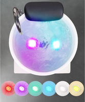 Spa Pied Écologique à Prix Abordable, Bassin de Pédicure Portable avec Jets et Massage Bulle pour Salon de Beauté, Centre Commercial et Salle de Sport