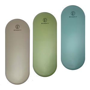 Logotipo de color personalizado gimnasio en casa conjunto de fitness Yoga Pilates accesorios barra viga silicona mancuerna anillo de energía ovalado PU Yoga Mat - Product Image 3