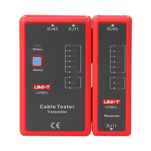 เครื่องทดสอบสายเคเบิล UNI-T UT681 ซีรีส์ดั้งเดิม ใช้สำหรับตรวจสอบว่าสายอีเธอร์เน็ต/โทรศัพท์/BNC/HDMI สามารถส่งสัญญาณได้หรือไม่ - Product Image 2