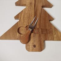 Plateaux décoratifs de Noël en marbre et bois, écologiques et minimalistes, pour la cuisine, le camping, planches à découper, planches à fromage, pour servir les aliments