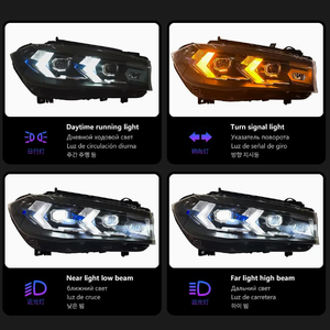 AURON pour X5 F15 2014-2018 Phares LED 6000K Blanc Feux de Jour 12V 36W 6000 Lumens Kit de Rénovation et de Mise à Niveau - Product Image 2