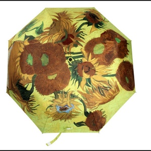 Paraguas Personalizado con Pintura de Van Gogh, Marca Famosa, 3 Pliegues, 21 Pulgadas, Apertura Manual, Protección UV - Product Image 4