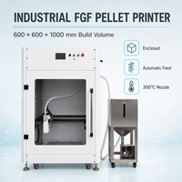 Imprimante 3D industrielle Protolink3D FGF, nouvelle, volume d'impression 600x600x1000mm, charge utile 50kg, alimentation automatique, plateau chauffant, double extrudeur, automatique