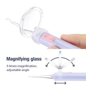 ชุดอุปกรณ์ทำความสะอาดขี้หูเด็กแบบไฟ LED พร้อมที่แคะหู เครื่องมือกำจัดขี้หูไฟฟ้าสำหรับเด็กทารกและเด็กเล็ก - Product Image 4