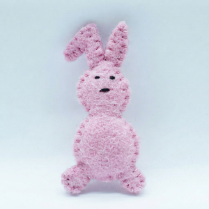 Lot de décorations suspendues de printemps faites à la main en feutre et fil, motif lapin de Pâques, idéal pour les enfants - Product Image 4