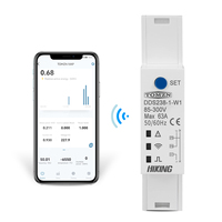 TOMZN 18mm 63A WIFI 智能双向电能表 带定时器 功率监测器 kWh 电表 SMARTLIFE 带电压电流保护功能