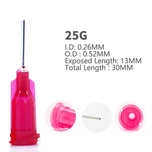 Nhà Máy Giá 1/2 Inch <span class=keywords><strong>Luer</strong></span> Khóa Nhựa Thép Cùn Kim Mẹo Công Nghiệp Dùng Một Lần Pha Chế Kim - Product Image 3