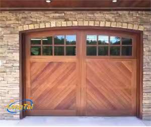 LongTai Wood-like Aluminum Alloy Garage Door com componentes de aço de alta elasticidade, aprimorando a estabilidade estrutural geral - Product Image 6