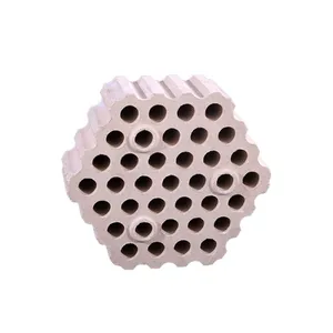 High refractoriness andalusite checker brick refractory andalusite 19-hole checker brick for hot blast furnace