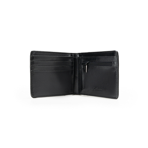 Portefeuille fin pour homme en PU, à deux volets, minimaliste, court, sans décoration, idéal pour un cadeau - Product Image 6