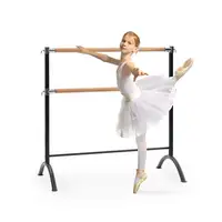 WellS how Gymnastic Kids Horizontal verstellbare Klimmzugs tange Übungs stange Tragbare Balletts tange für den Tanz