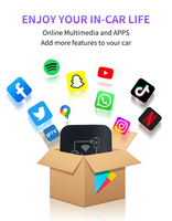 Android Ai Box avec cartes SIM 4G Carplay Mini Ai Box Mirror Link Android Auto Wireless Android 12 Wireless Car Smart Box
