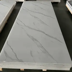 Chinese Manufacturer 1220x2440mm 1220x2800mm 2.5mm 2.8mm 3mm PVC faux Marble Sheet For Wall Decoration