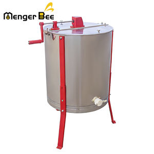 Extracteur de miel manuel Dadant 4 cadres en acier inoxydable de haute qualité avec garantie d'un an, capacité de 18 kg, certifié et facile à utiliser - Product Image 2