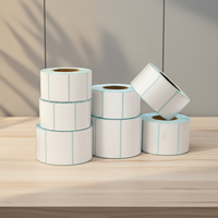 Autocollants adhésifs en papier thermique imperméable écologiques de luxe pour bouteilles de jus - Formes personnalisables Modèle DJ LABEL