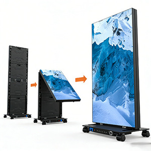 Écran LCD sur pied avec base mobile pour la publicité intérieure et extérieure - Product Image 1