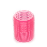 Produits Meilleure Vente Magie Soins des Cheveux En Plastique Rose Rouleaux De Cheveux Rouleau 36*63mm 12 PIÈCES/SAC