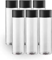Logo personnalisé 300ml 400ml 500ml boisson en plastique PET pour jus de fruits bouteille de thé au lait avec couvercle à vis